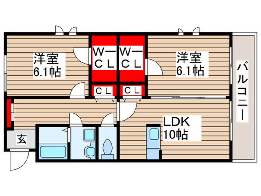 間取図 コルテカノンＢ