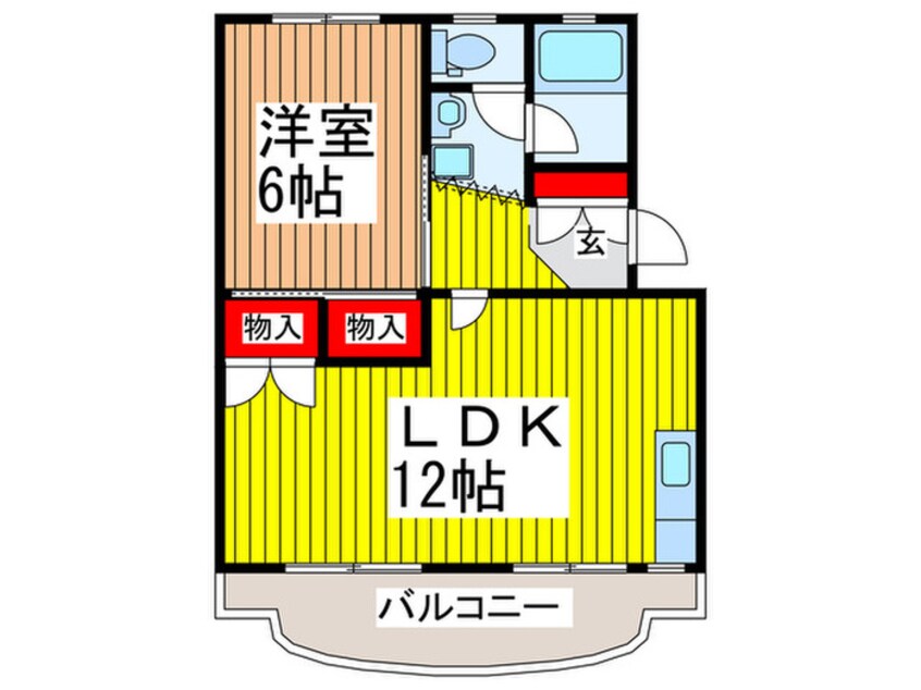 間取図 シャト－Ｙ．Ｍ．Ｄ