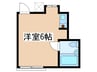 エイブルＡ 1Rの間取り