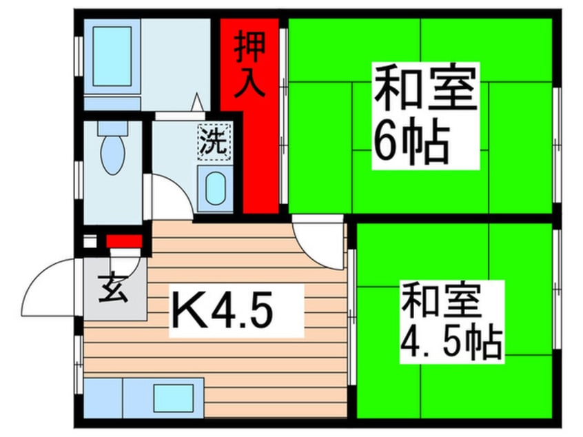間取図 宍倉ハイツ