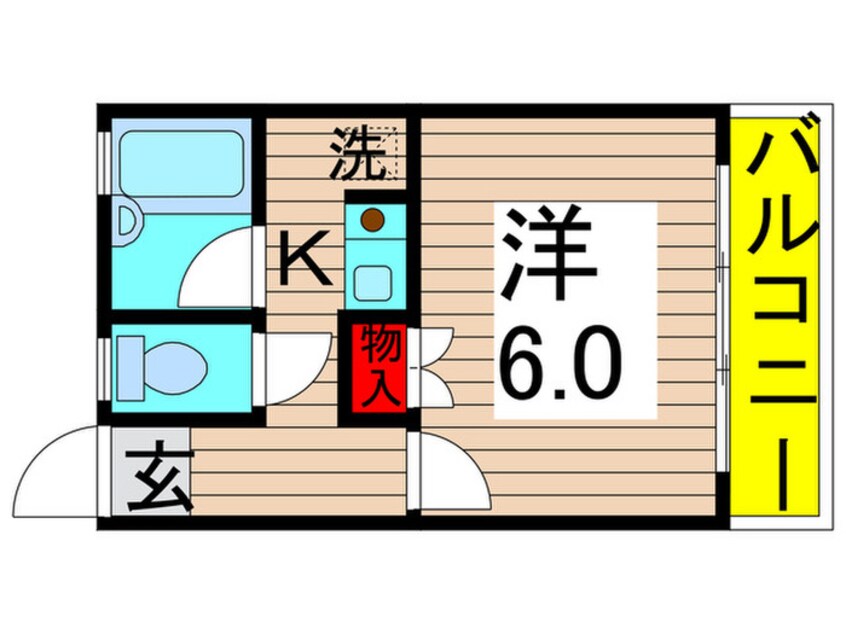 間取図 ベルハイツＢ