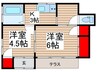 木戸貸家６ 2Kの間取り