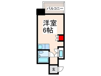 間取図 スカイコート鶯谷（404）