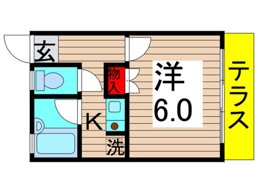 間取図 ベルハイツＡ