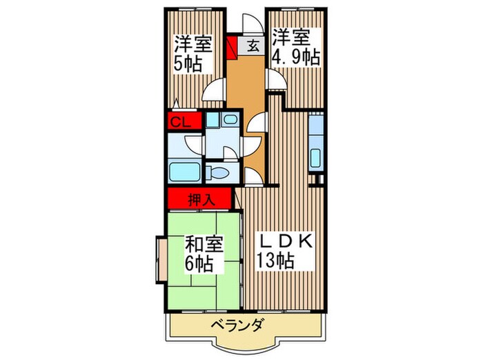 間取り図 シャルム春日部