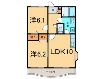 間取図 クレスト世田谷・Ⅰ