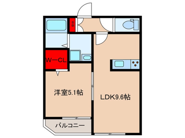 間取り図 Blanc Cube赤羽