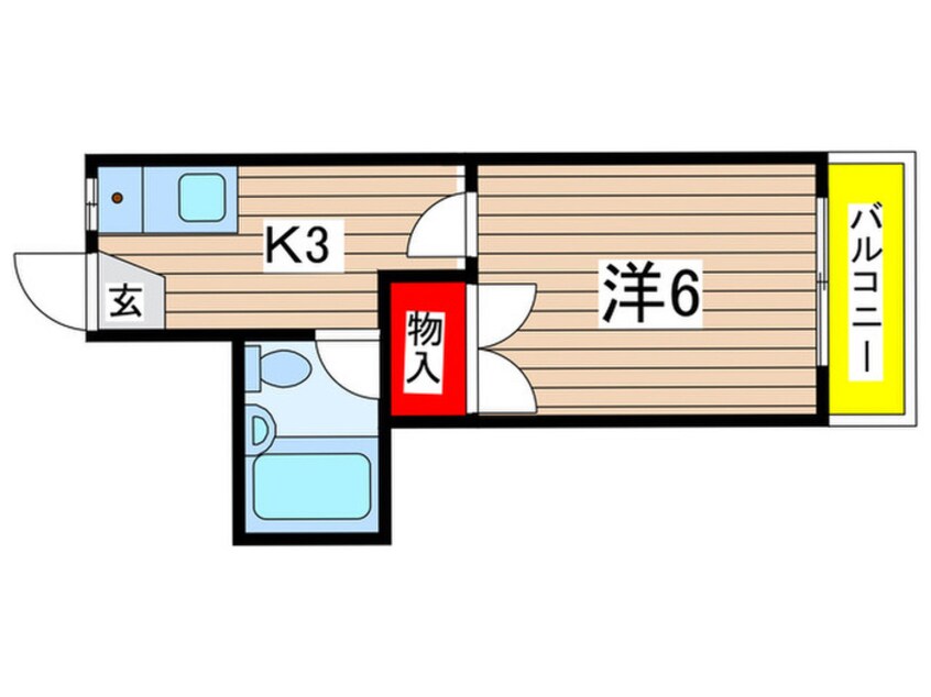 間取図 角田ハイツ