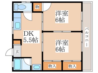 間取図 コーポ メープル