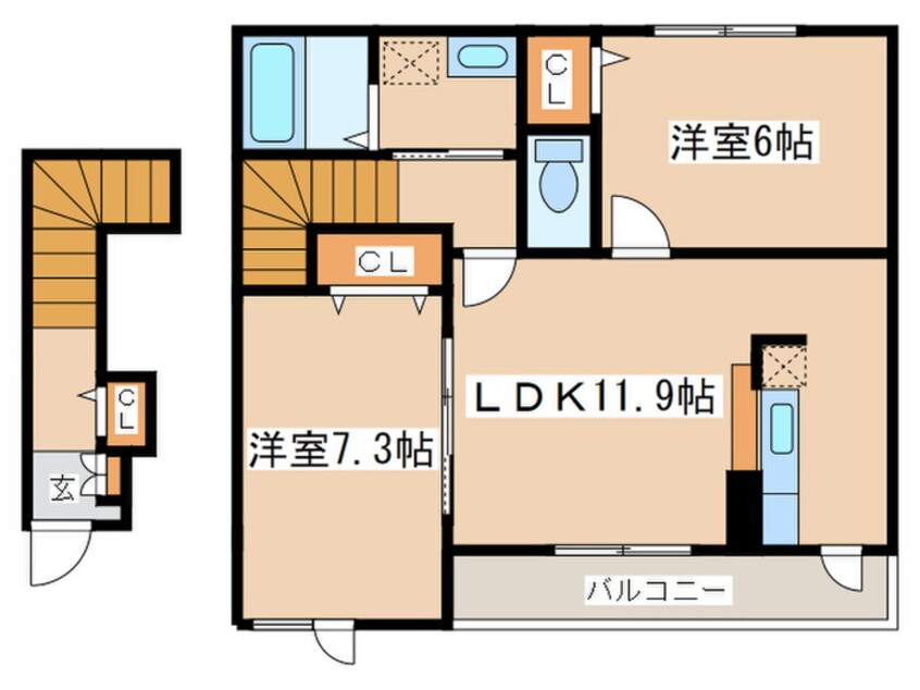 間取図 ハイキャッスルⅡ