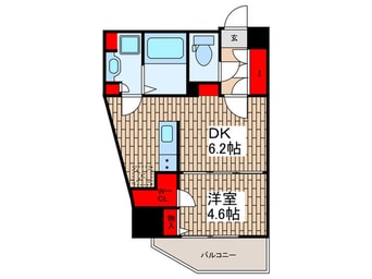 間取図 ガリシア八広駅前