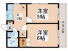 立石さくらハイツ 2Kの間取り