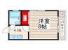 カーサマコト 1Kの間取り