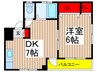 和光コ－ポ 1DKの間取り