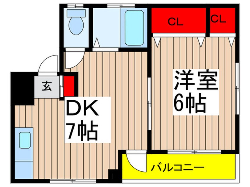 間取図 和光コ－ポ