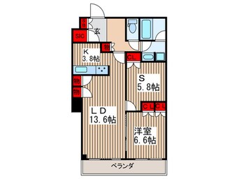 間取図 THE TOKYO TOWERS MID TOWER(24F