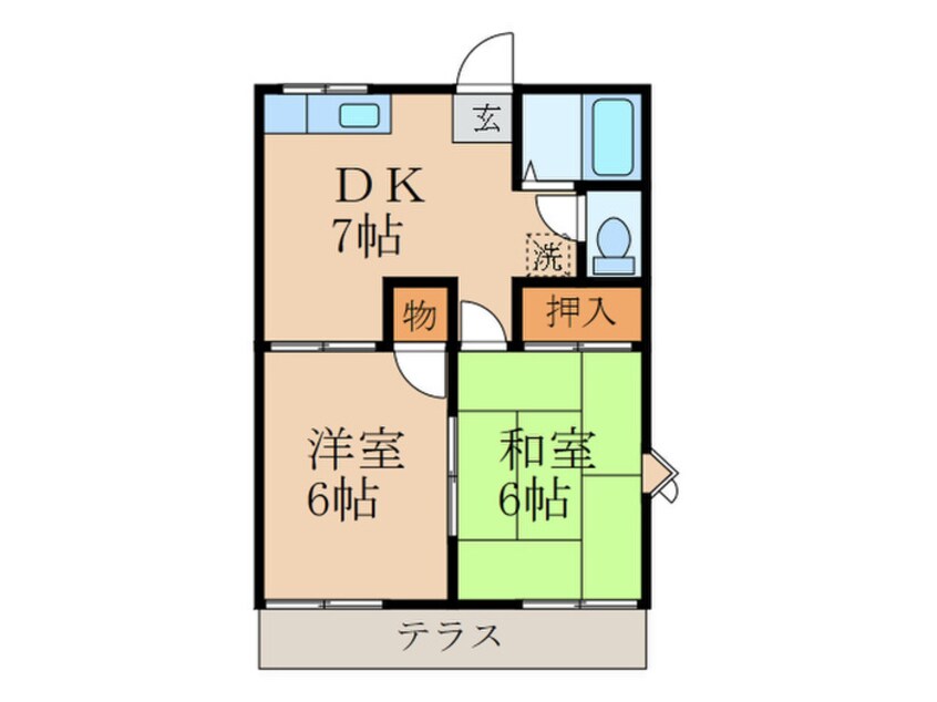 間取図 ベルゾーネ清水