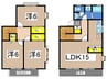 ビュ－パレスＢ 3LDKの間取り