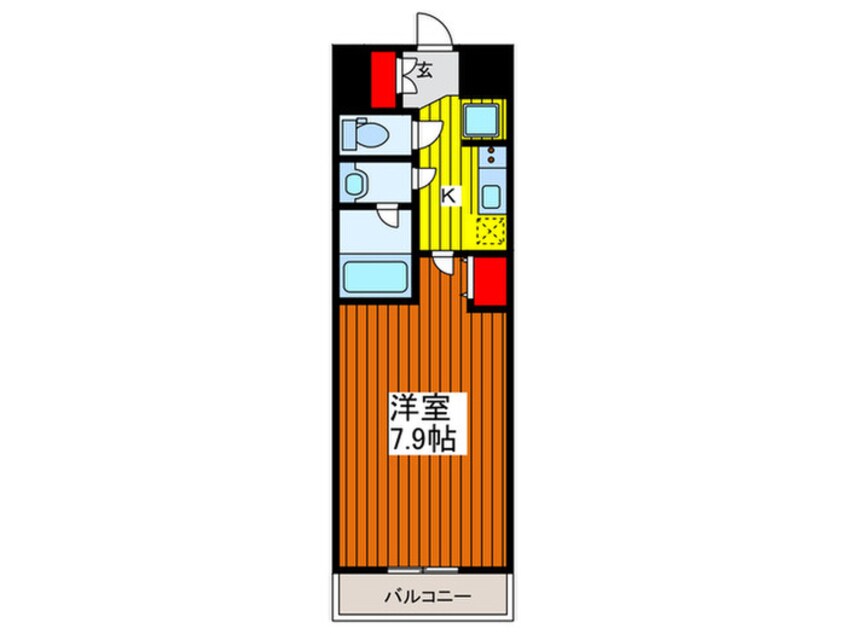 間取図 ケリア川口