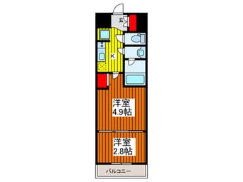 間取図 ケリア川口