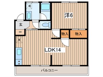 間取図 マロンプレーンB