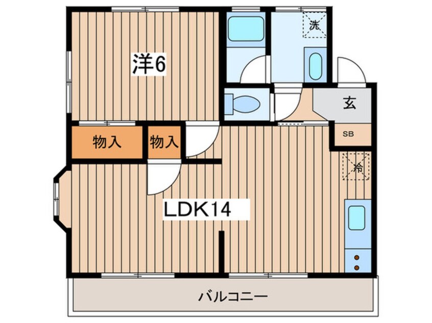 間取図 マロンプレーンB