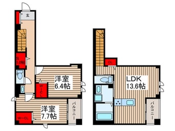 間取図 HY　HILLS川越