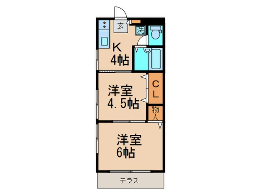 間取図 シャルム野沢