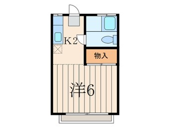 間取図 五本木ハイブリットＡ