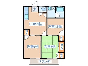 間取図 カトレアハイツ