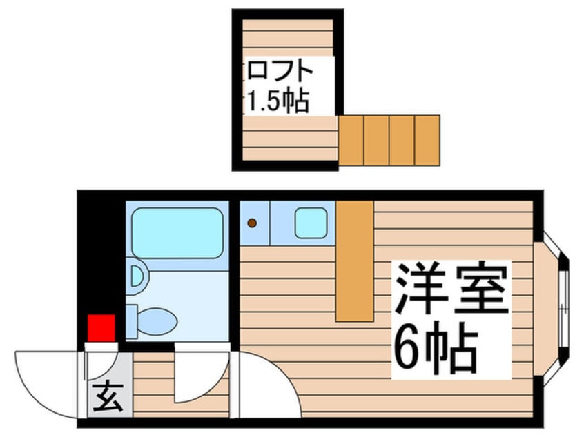 間取図 リエス新八柱