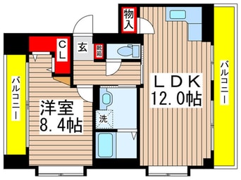 間取図 グロースメゾン海神B棟