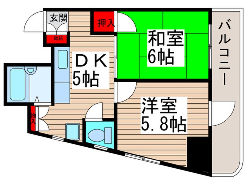 間取図 モアクレスト松戸