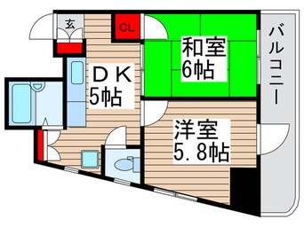 間取図 モアクレスト松戸