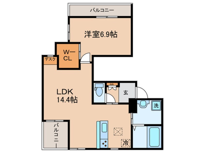 間取図 ソルバ和泉