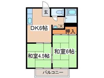 間取図 座間ハイツ