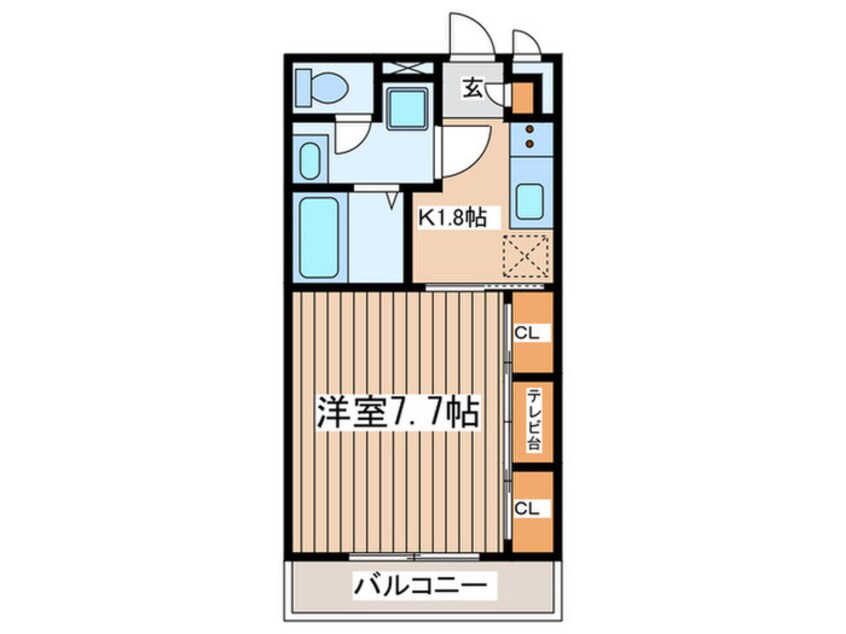 間取図 リブリ・Milk-T Ⅱ