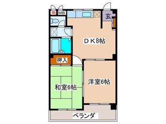 間取図 サンヒルズ金子