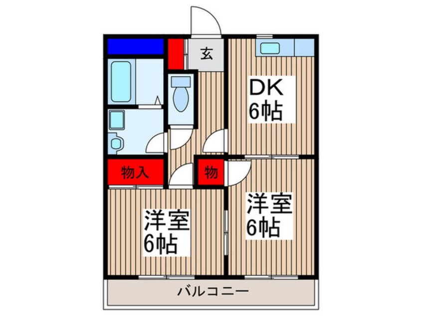 間取図 プルミエ－ル白幡