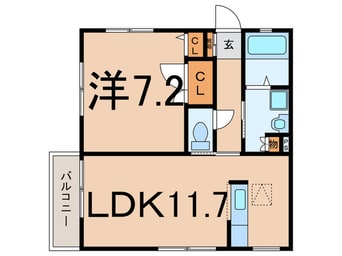 間取図 メゾンドゥ