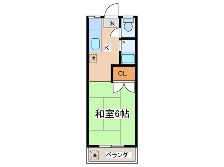 間取図 ハイツ筑摩