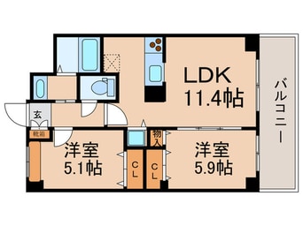 間取図 ガーデンコート碑文谷