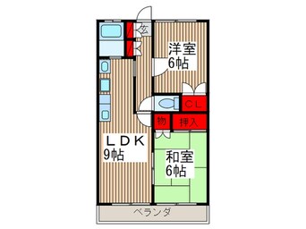 間取図 パレス  ソフィア