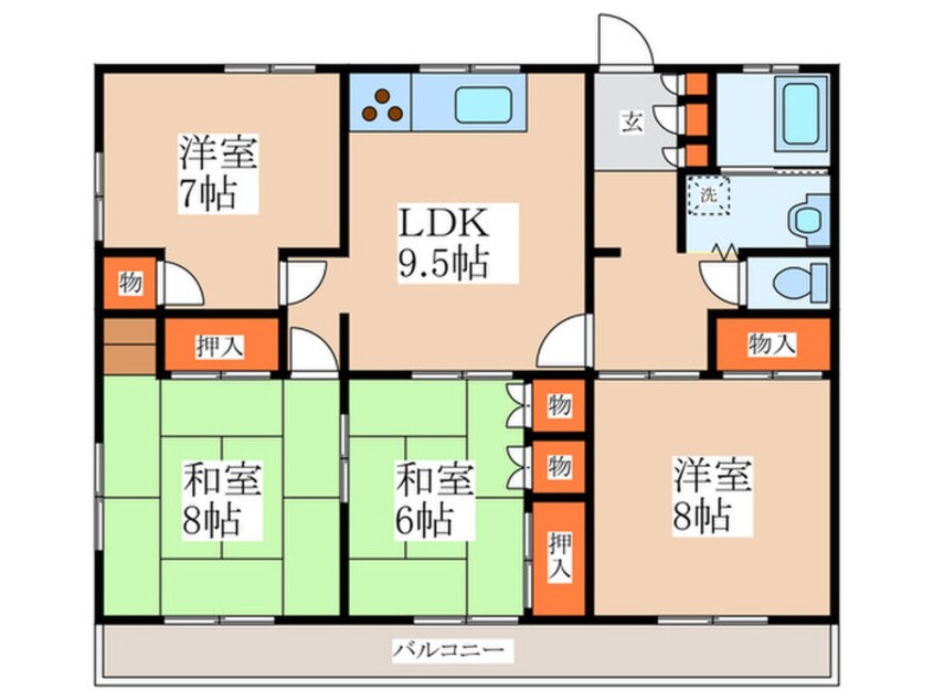 間取図 田無ハイム