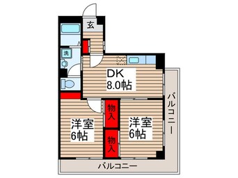 間取図 ＡＤＶＡＮＣＥ矢作