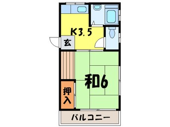 間取図 ハイツ洗足