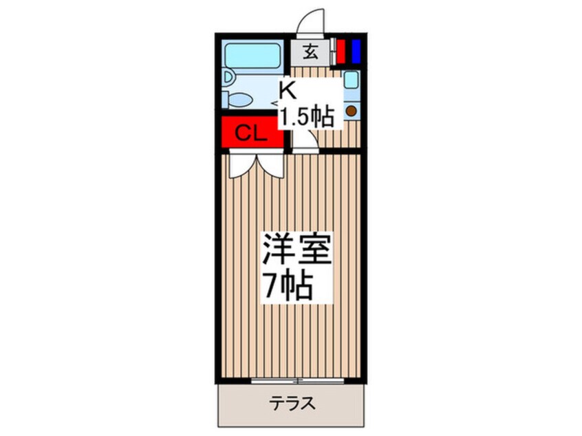 間取図 グリーンハイツ狭山ヶ丘