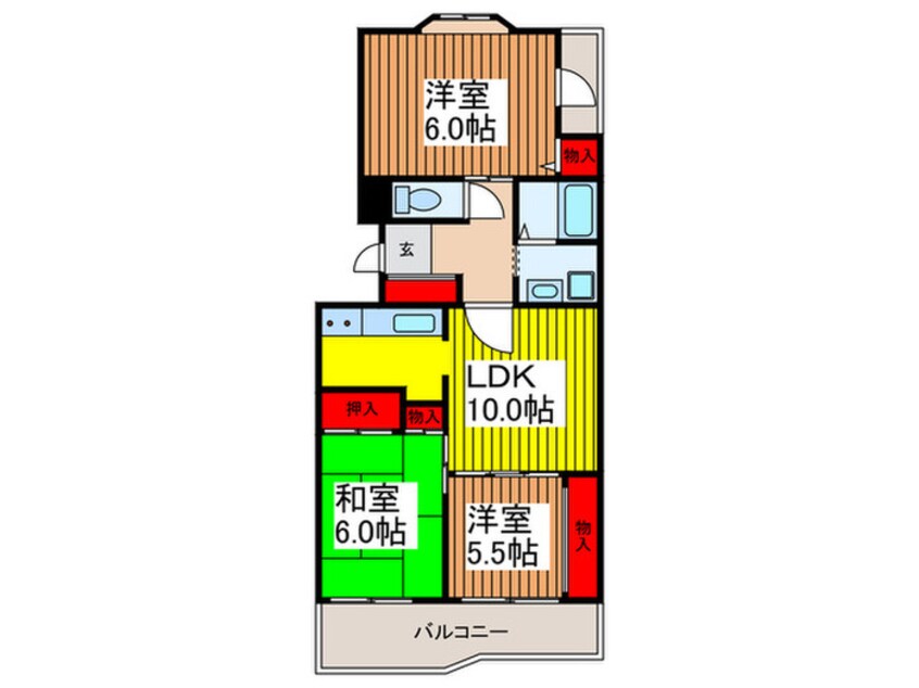 間取図 寺山ハイツ