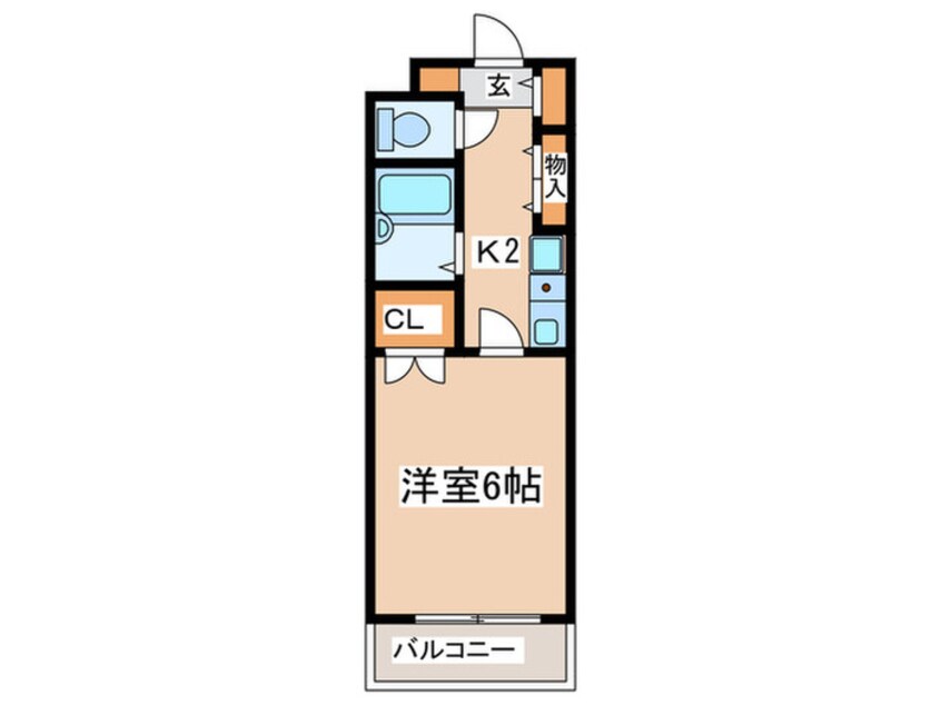 間取図 ベルハイツ３