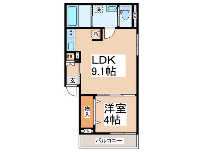 間取図 仮）Ｌｕａｎａかしわ台